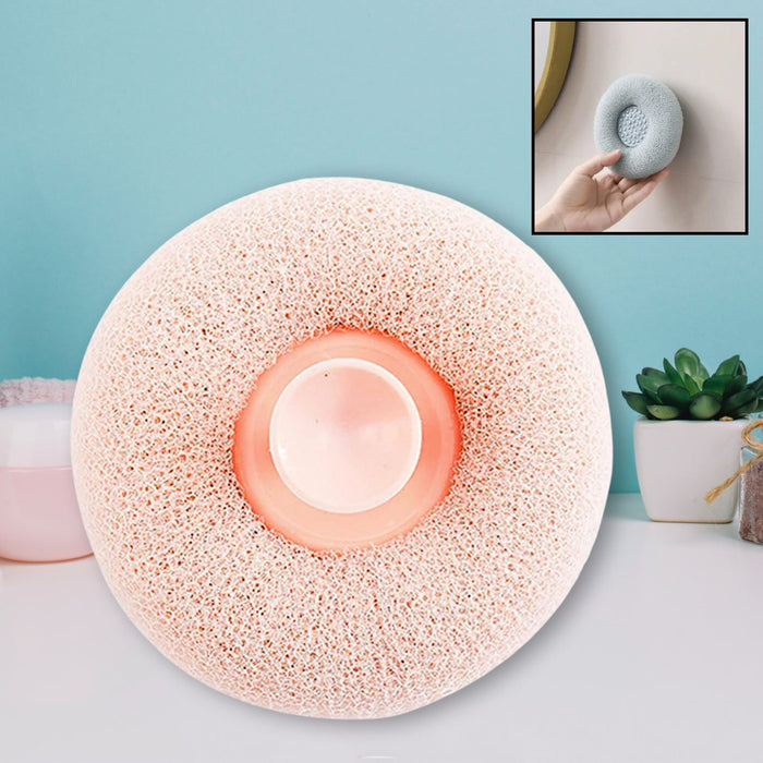 Super Soft Bath Sponge Flower Suction Cup Bath Sponges for Shower Women Men Foam Loofah Sponge Exfoliating Bath Sponge Body Washer Reusable loofah Massage Bath (1pc)