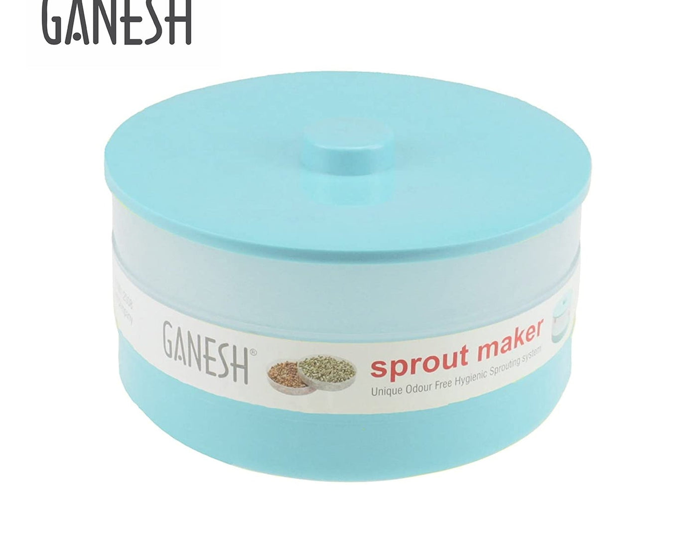 Bean sprout maker bowl by Ganesh, 1800 ml, different views.