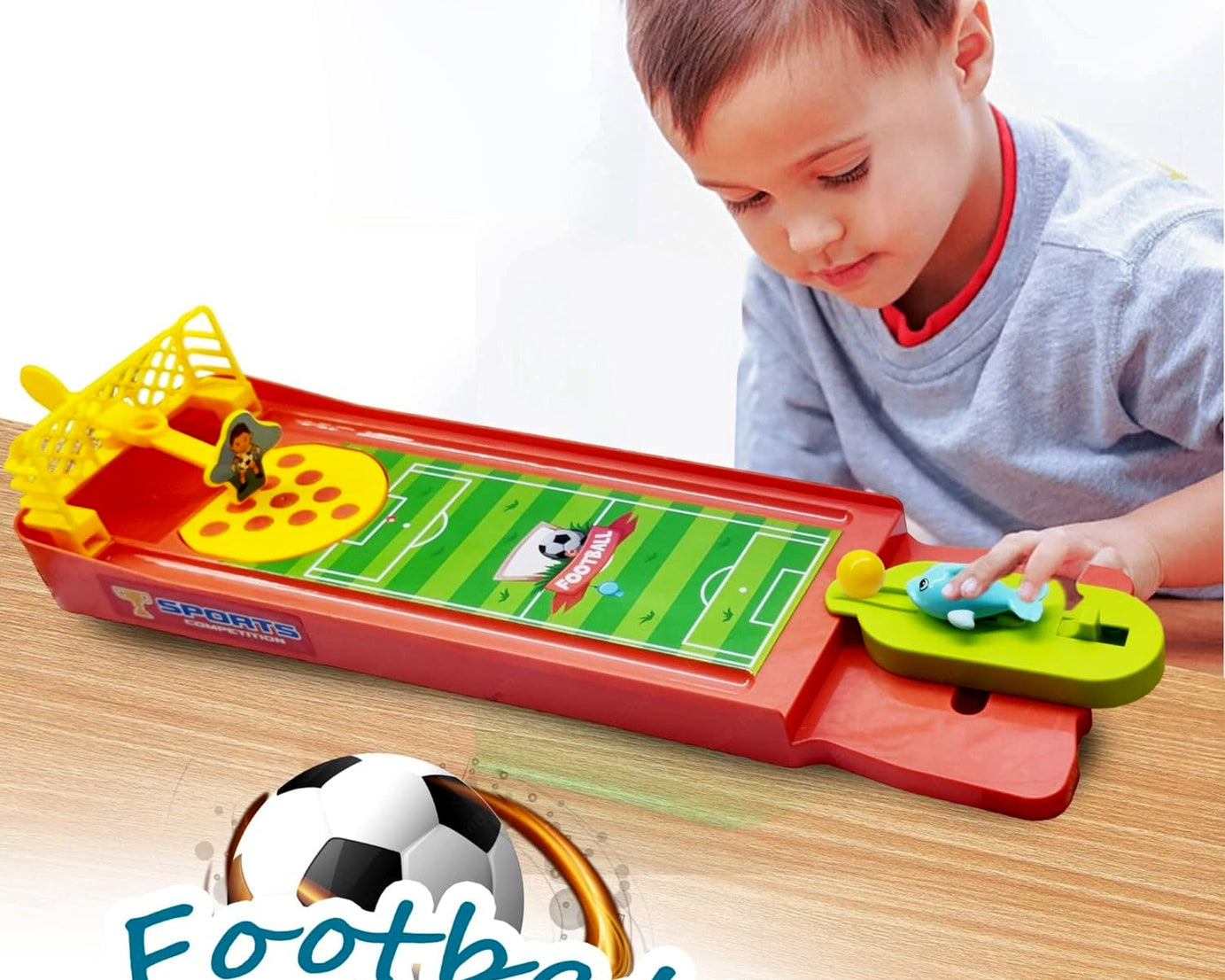 Mini Table Top Finger Football Game for Kids-Desktop Game for Kids & Adults, Fun Indoor Finger Bowling Game for Boys & Girls, Family Board Game