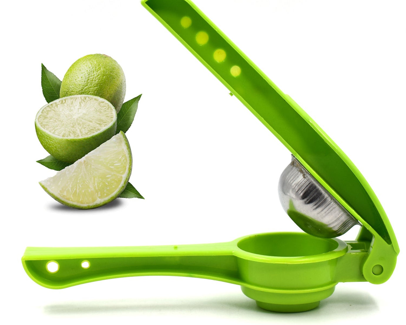 Plastic lemon squeezer cum opener, compact design