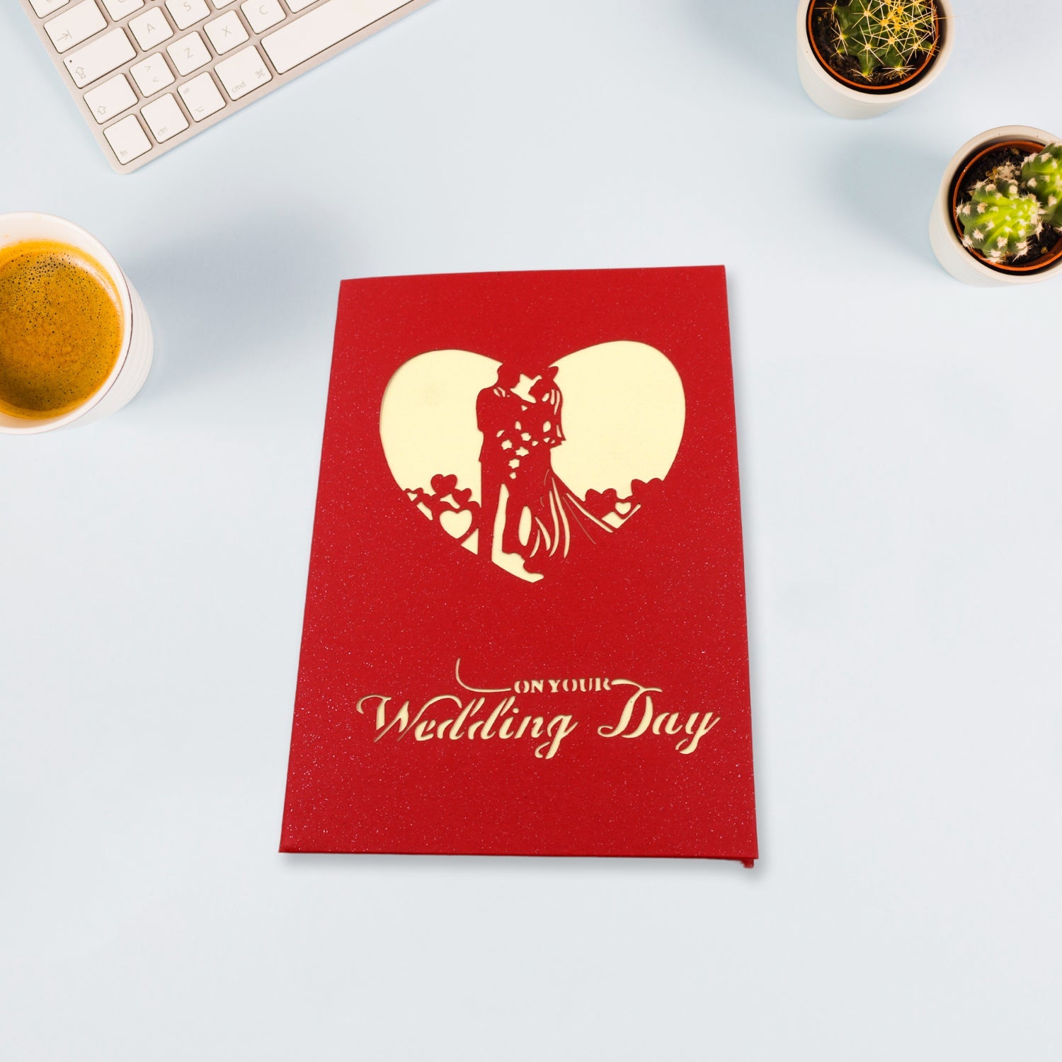 3D Paper Wish Card High Quality Paper Card All Design Card Good Wishing Card (All 3D Card Birthday Greeting Cards, Wedding Day Gift Card, Merry Christmas Card (1 Pc)
