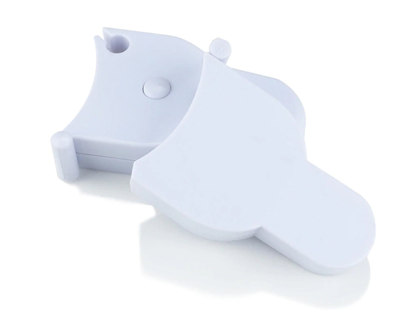 Flexible measuring tape for height and body dimensions.