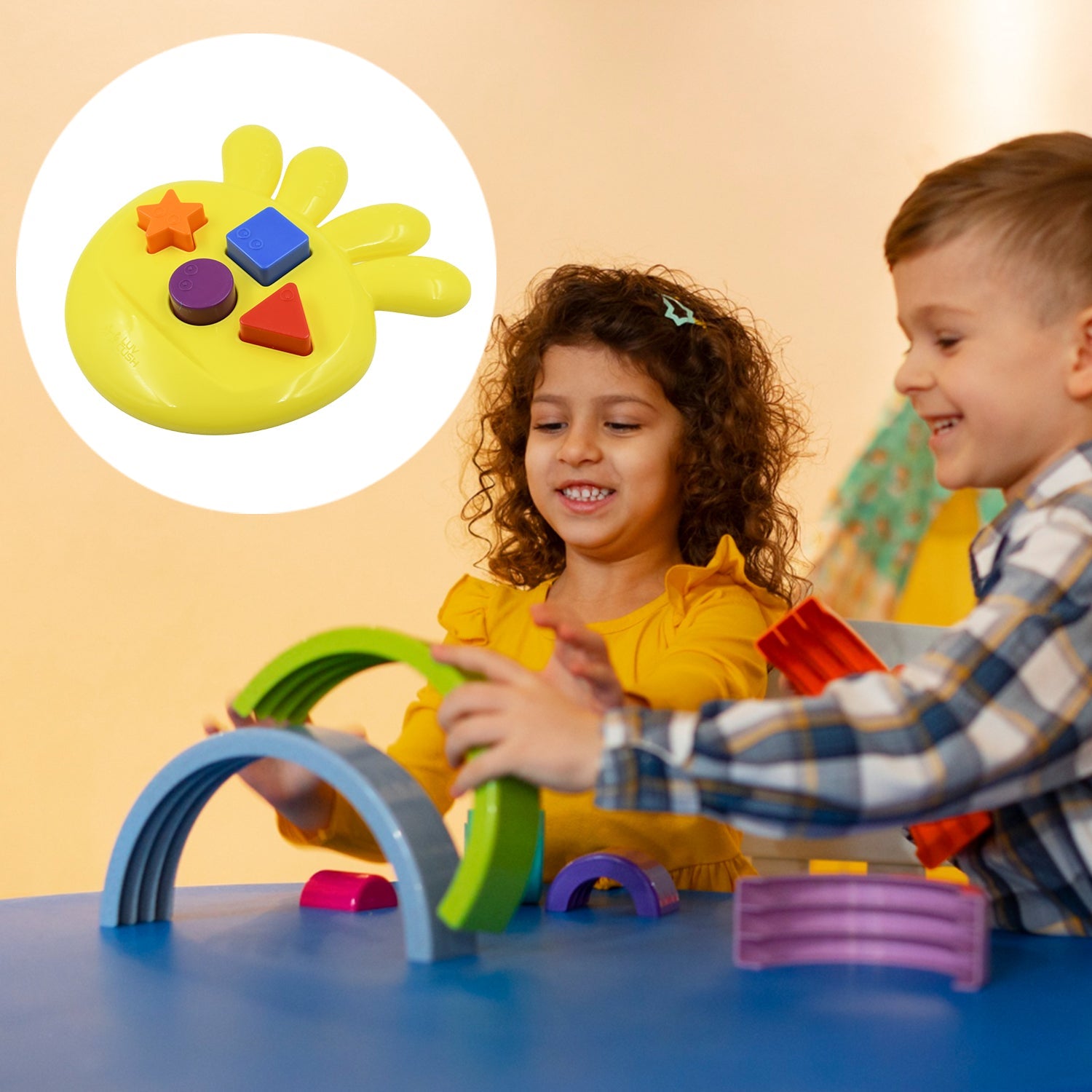 octo Shape sorter Toy Game That Make Your Kid's brain Sharp, Increase Grasping And Sorting Power Education Learning For Girls & boy, Gift Product (1 Pc)