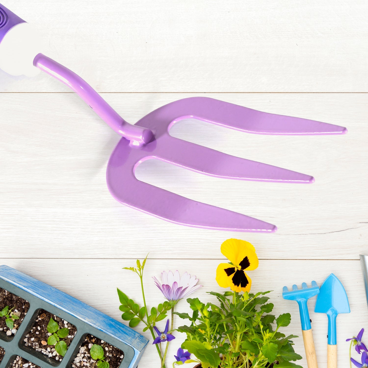 Heavy Duty Garden Tools, Gardening Tools Kit for Home Garden, Indoor and Outdoor Gardening for Plants, Agriculture, and Soil Tools (1 Pc) (5 Different Types Tool)