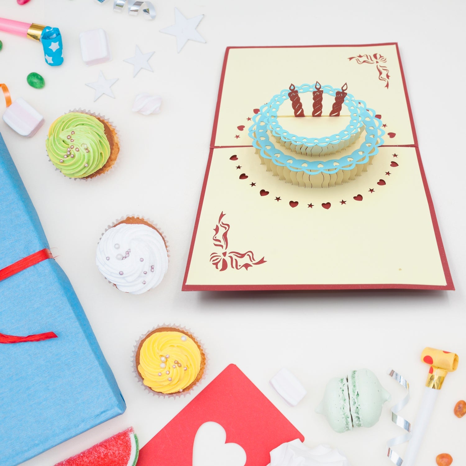 3D Paper Wish Card High Quality Paper Card All Design Card Good Wishing Card (All 3D Card Birthday Greeting Cards, Wedding Day Gift Card, Merry Christmas Card (1 Pc)