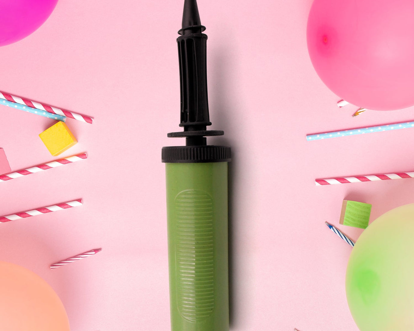 Pump for Balloons, Hand Pump, Air Pump Balloon, Robust Durable Plastic, for Party, Birthday, Wedding, Inflatable Toys