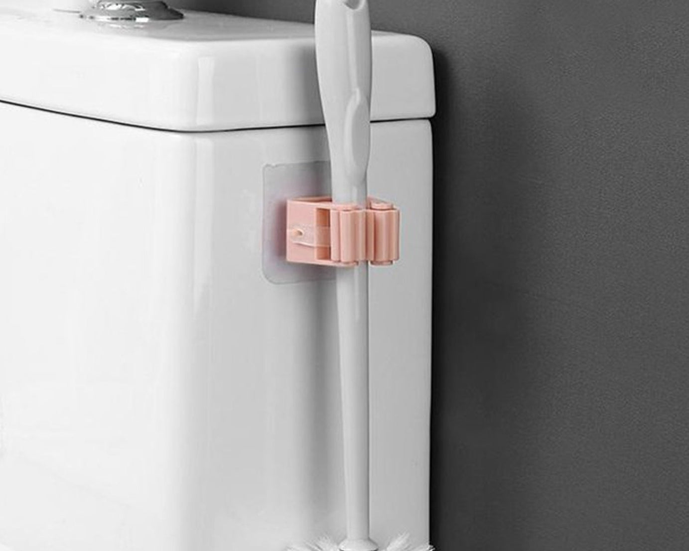 7458 Broom Holder Wall Mounted, Mop and Broom Holder Broom Organizer Grip Clips, No Drilling, Wall Mounted Storage Rack Storage & Organization for Kitchen, Bathroom, Garden (1 Pc)