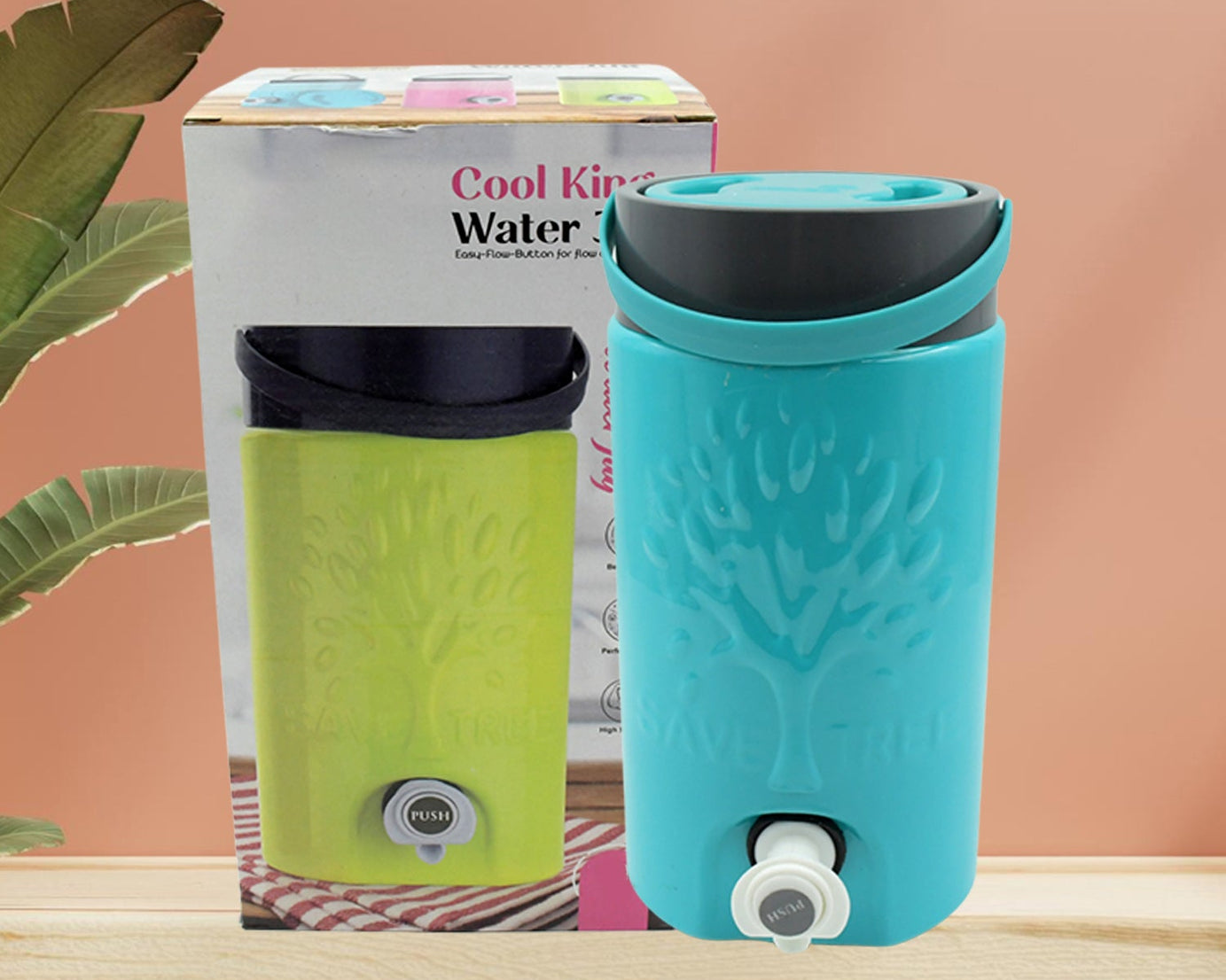 Insulated Water Jug with Tap (3000ml): Leakproof, Travel Cooler