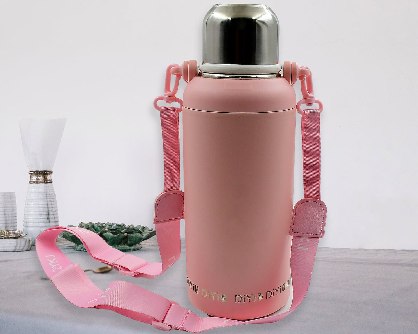 Stainless Steel tumblers 316 Stainless Steel, Vacuum Insulated Cup / Bottle, Portable Travel Kettle / Water Bottle with Handle, Outdoor Large Capacity Sports Kettle Cups / Bottle (1300 ML)