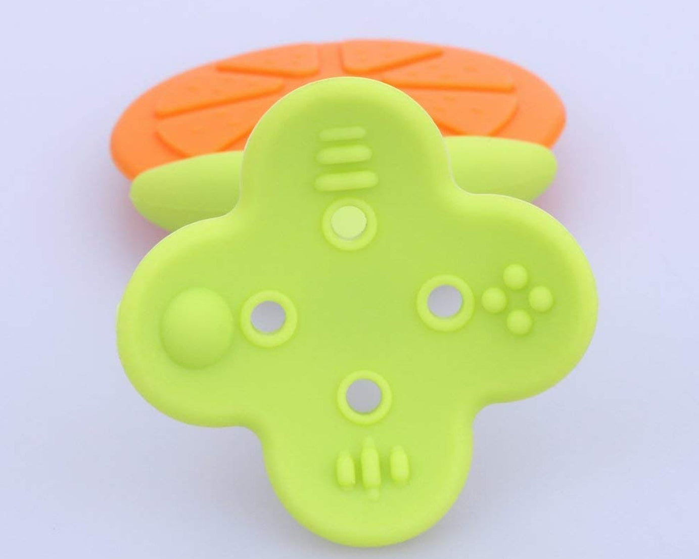 Colorful fruit teether