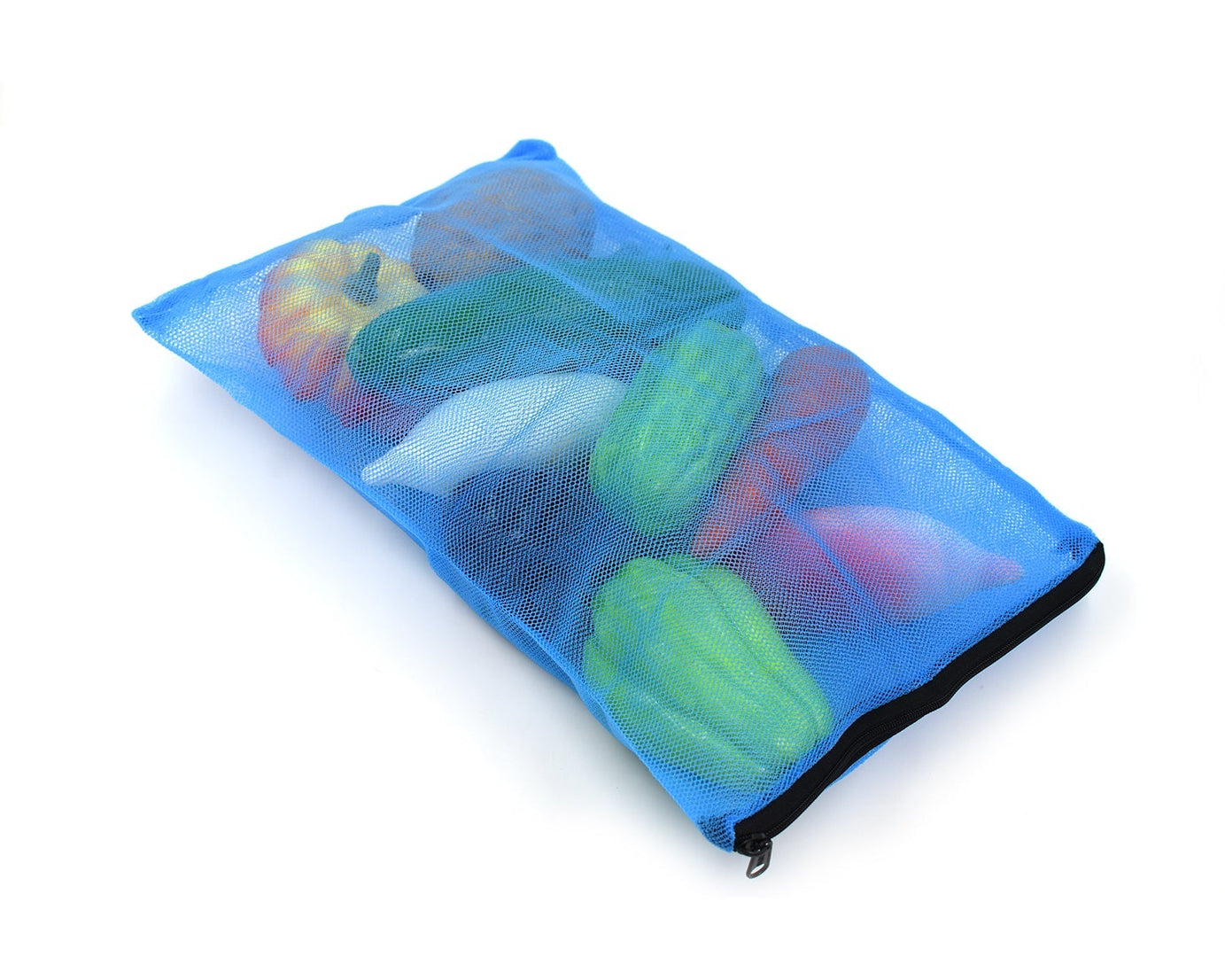 Zippered fridge bag for storing vegetables and fruits