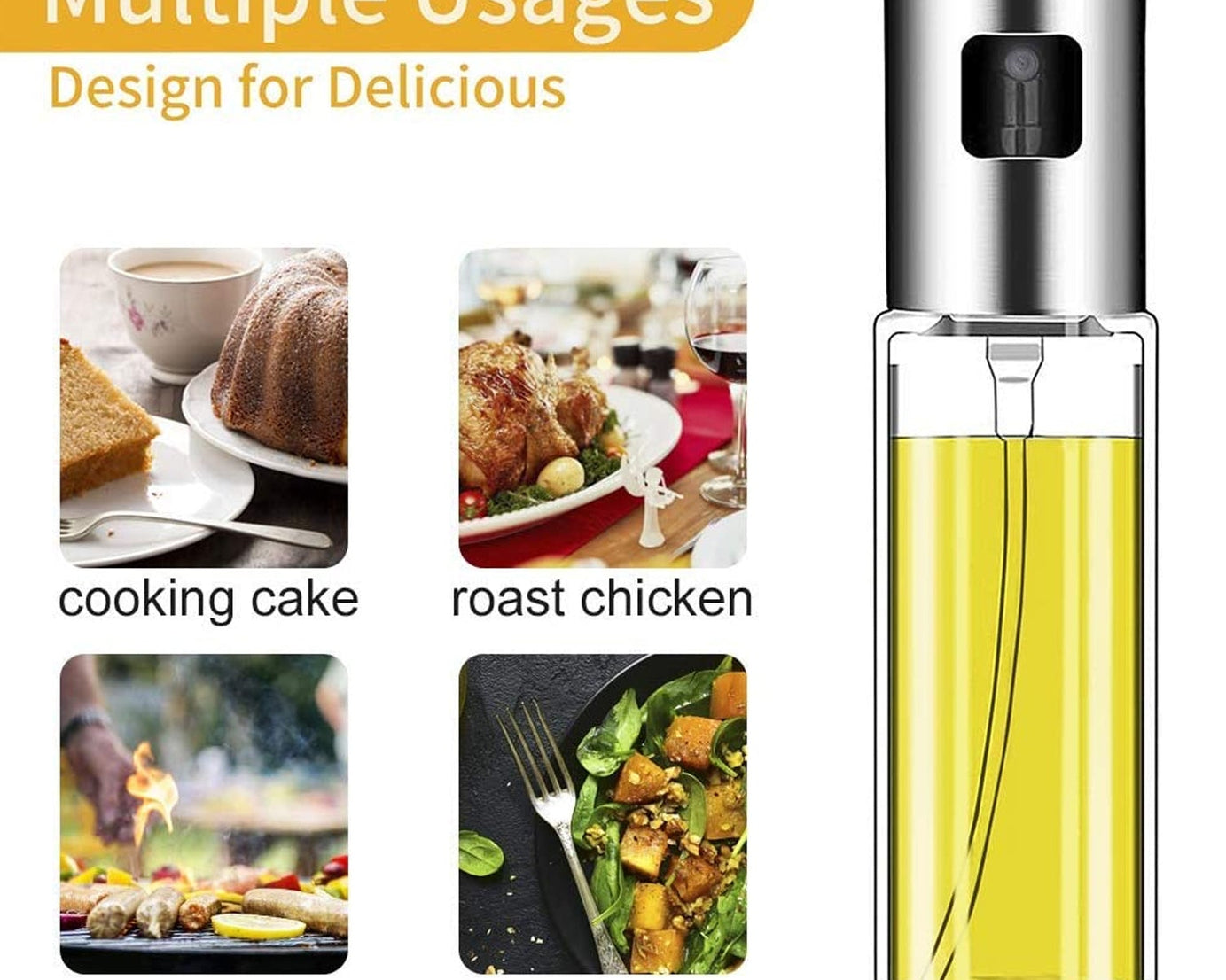 Cooking oil sprayer