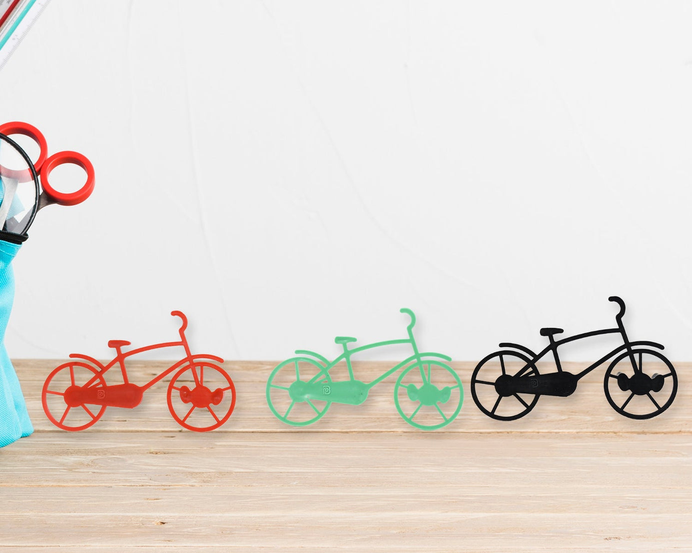 Bicycle Shape Key Chain Holder and wall mount bike hook Key Holders Plastic Key Holder For Home, Office (pack of 4)