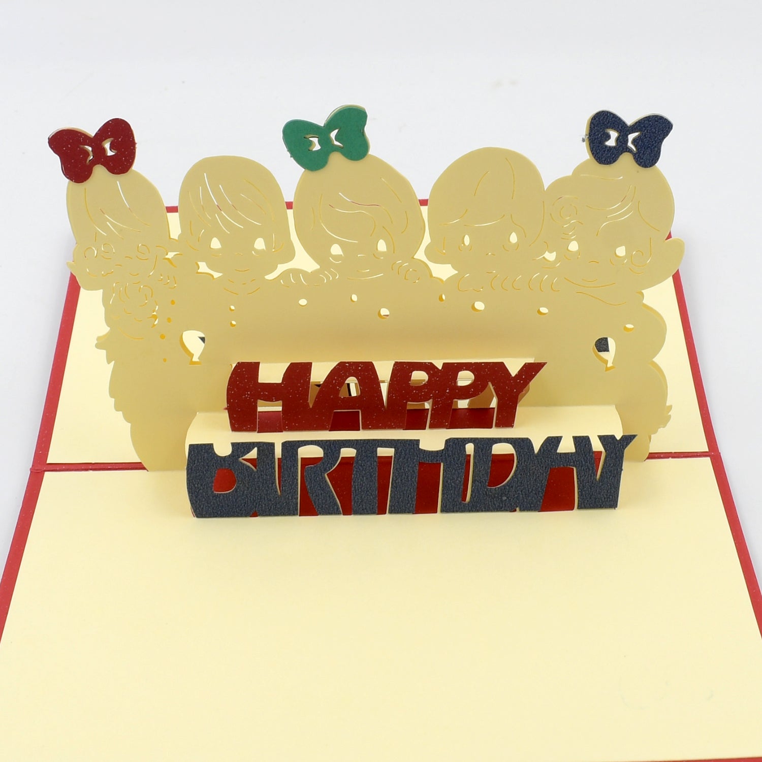 3D Paper Wish Card High Quality Paper Card All Design Card Good Wishing Card (All 3D Card Birthday, Christmas Card, Cartoon Card, Love Heart Card) (1 Pc)