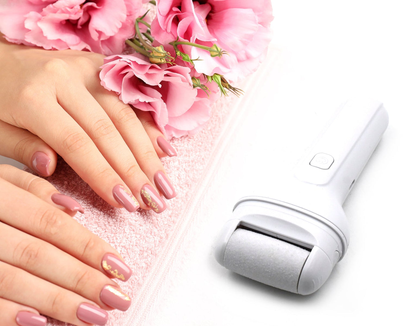 Portable Electric Foot File Heavy Pressure Induction Foot Callus Remover Foot Care Tool Foot Grinder, Rechargeable for Foot Care, Pedicure Device, Callus & Dead Skin Removal