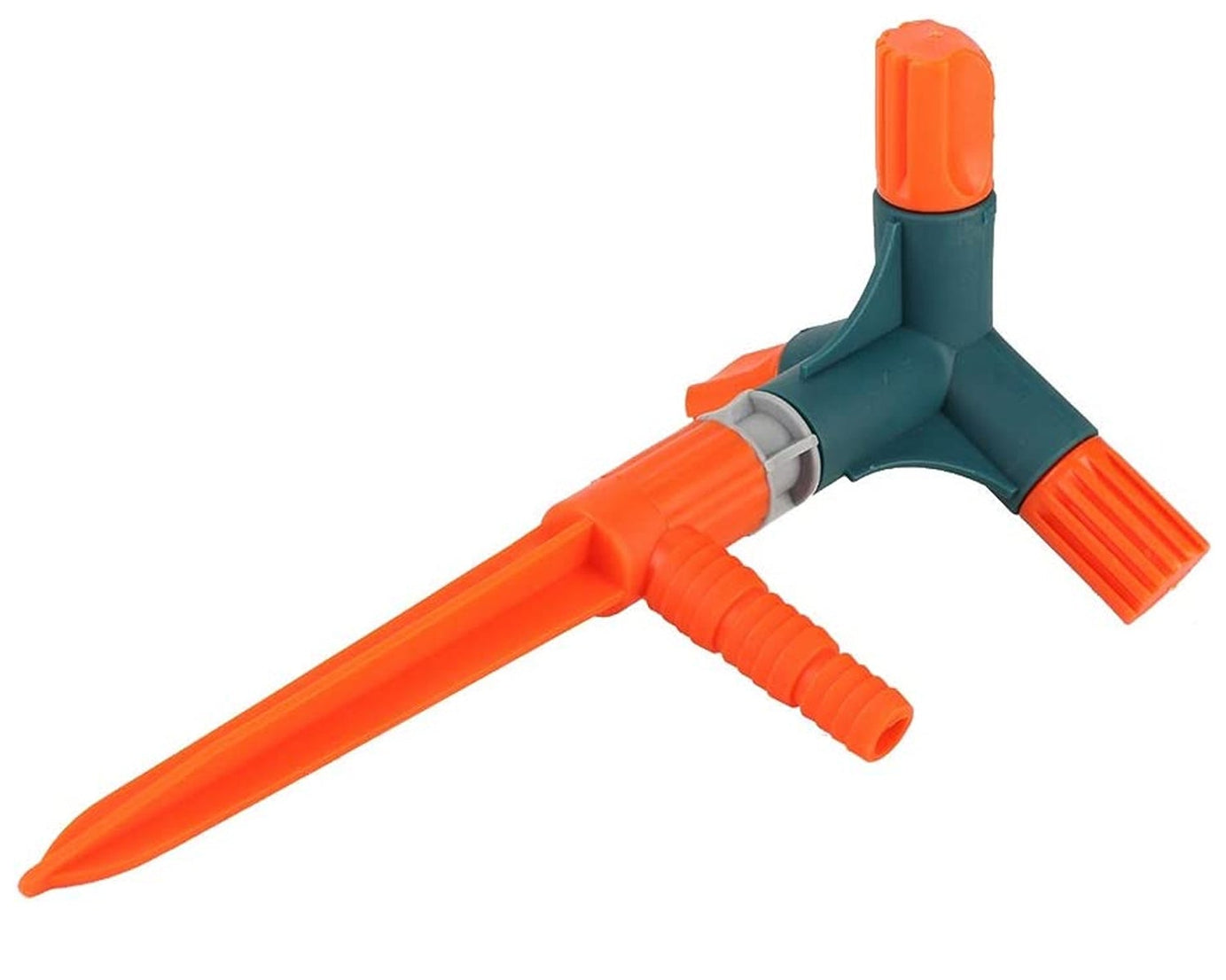 7537 Garden Sprinkler 360 ° Rotating Adjustable Round 3 Arm Lawn Water Sprinkler for Watering Garden Plants/Pipe Hose Irrigation Yard Water Sprayer