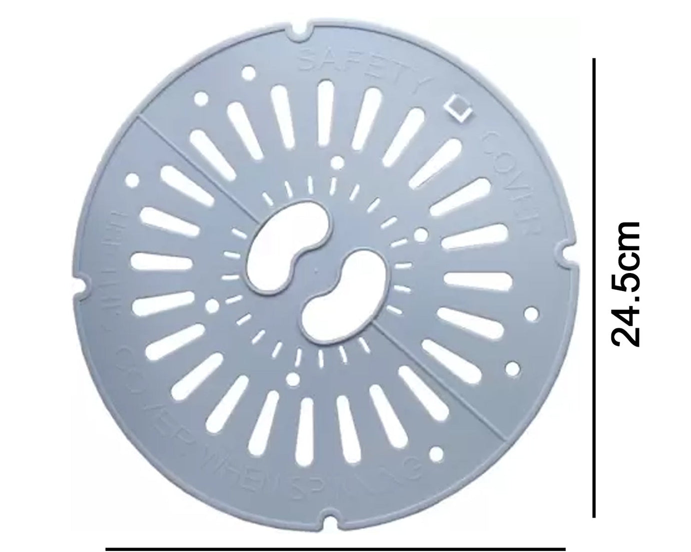 Universal Fit Top Load Semi Automatic Washing Machine Spin Safety Cover / Spinner Cap / Dryer Safety Cover / Lid & Plate (1 pc)
