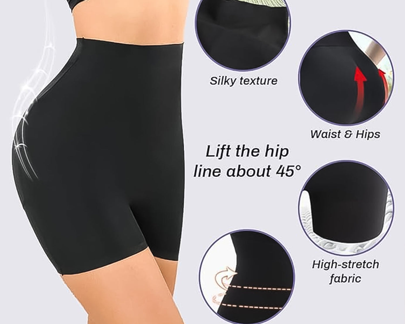 Body shaper Control Knickers Hip Pad