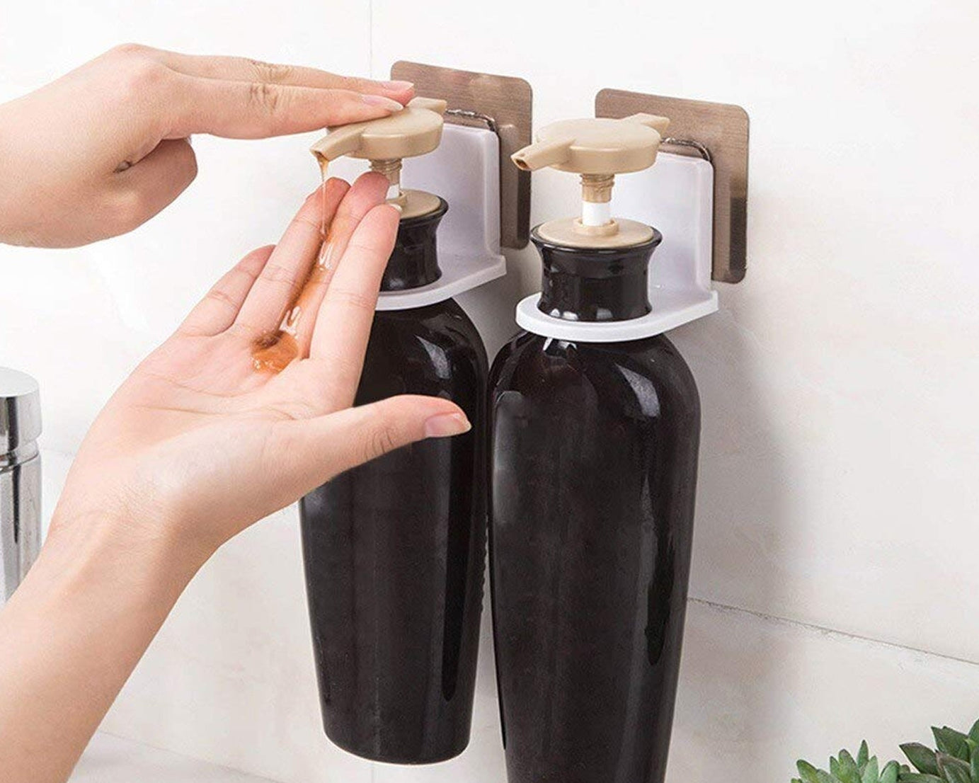 Wall hook with strong adhesive for holding various items