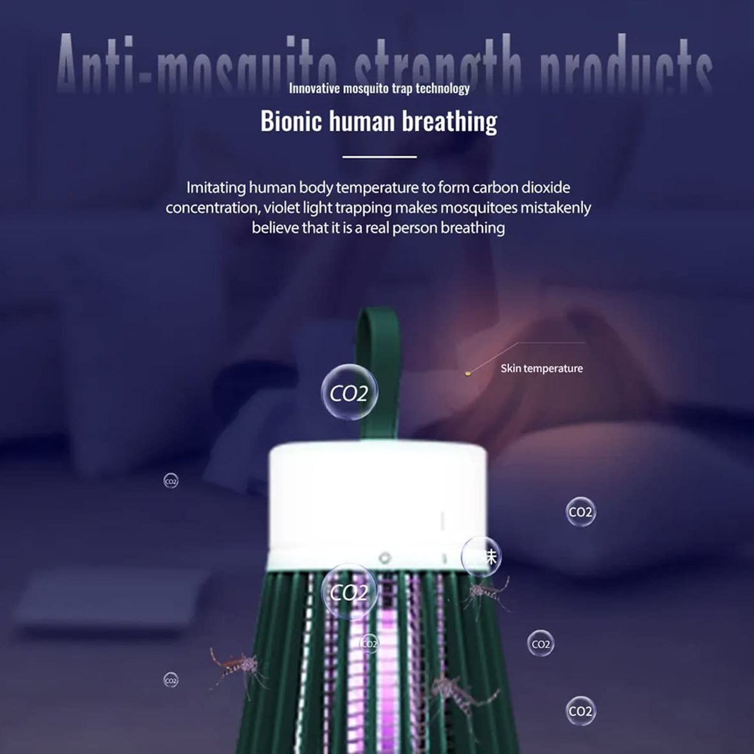 Mosquito Killer Machine Mosquito Killer USB Powered Bug Zapper Mosquito Lamp For Home Electric LED Lamp Mosquito Killer Indoor / Outdoor Mosquito Trap Machine