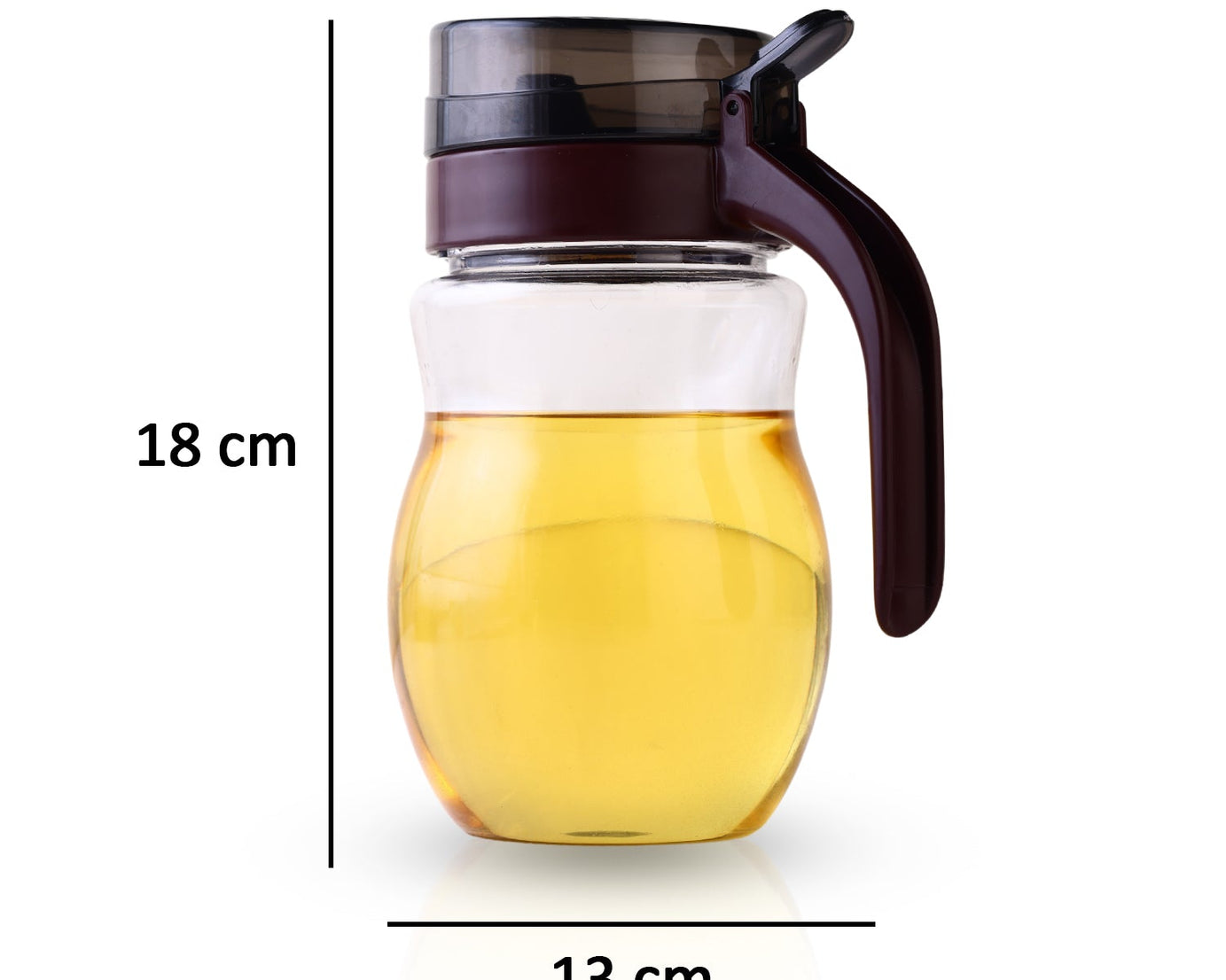 650ml oil bottle with spout stainless steel.