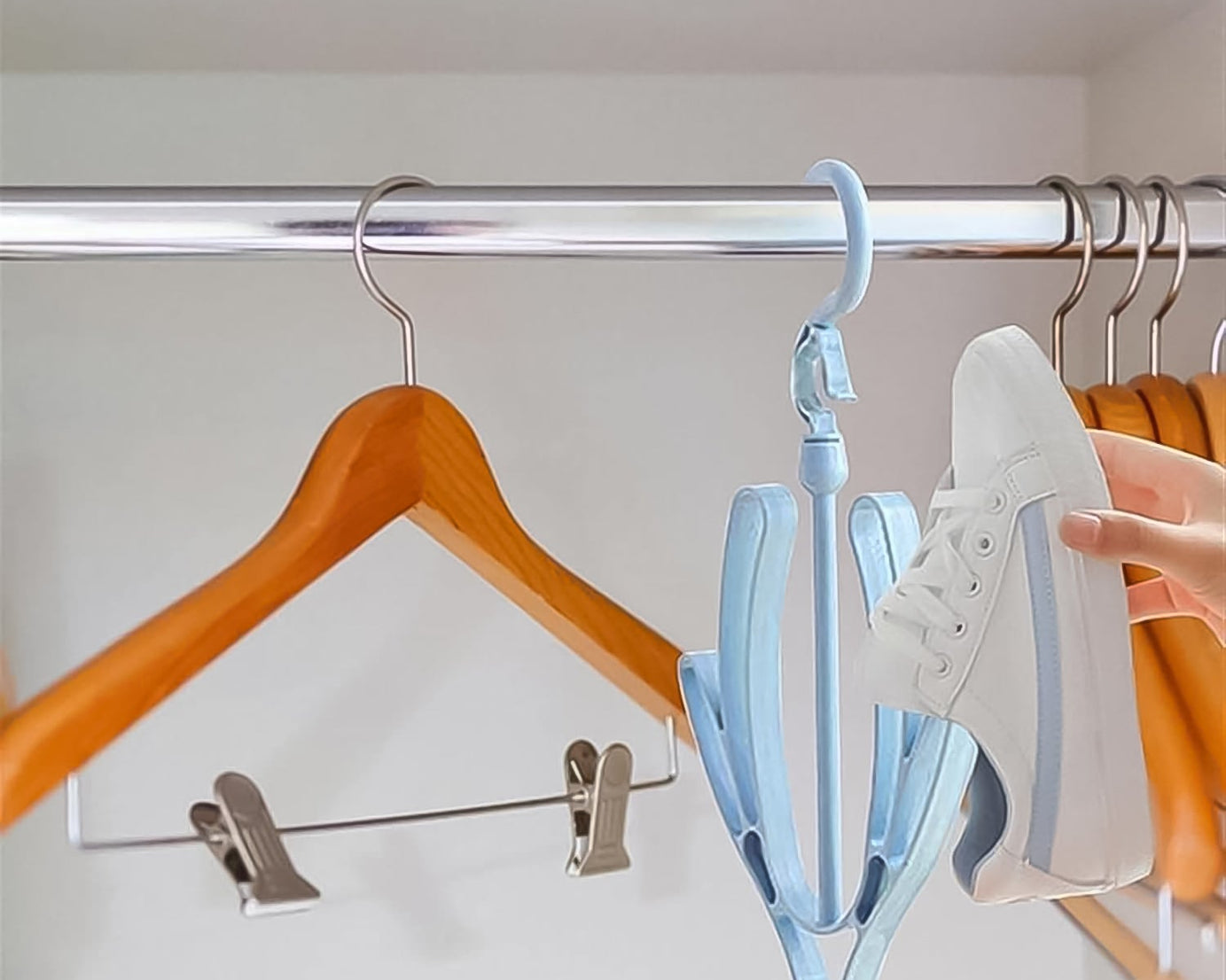 Lightweight Shoes Drying Hanger