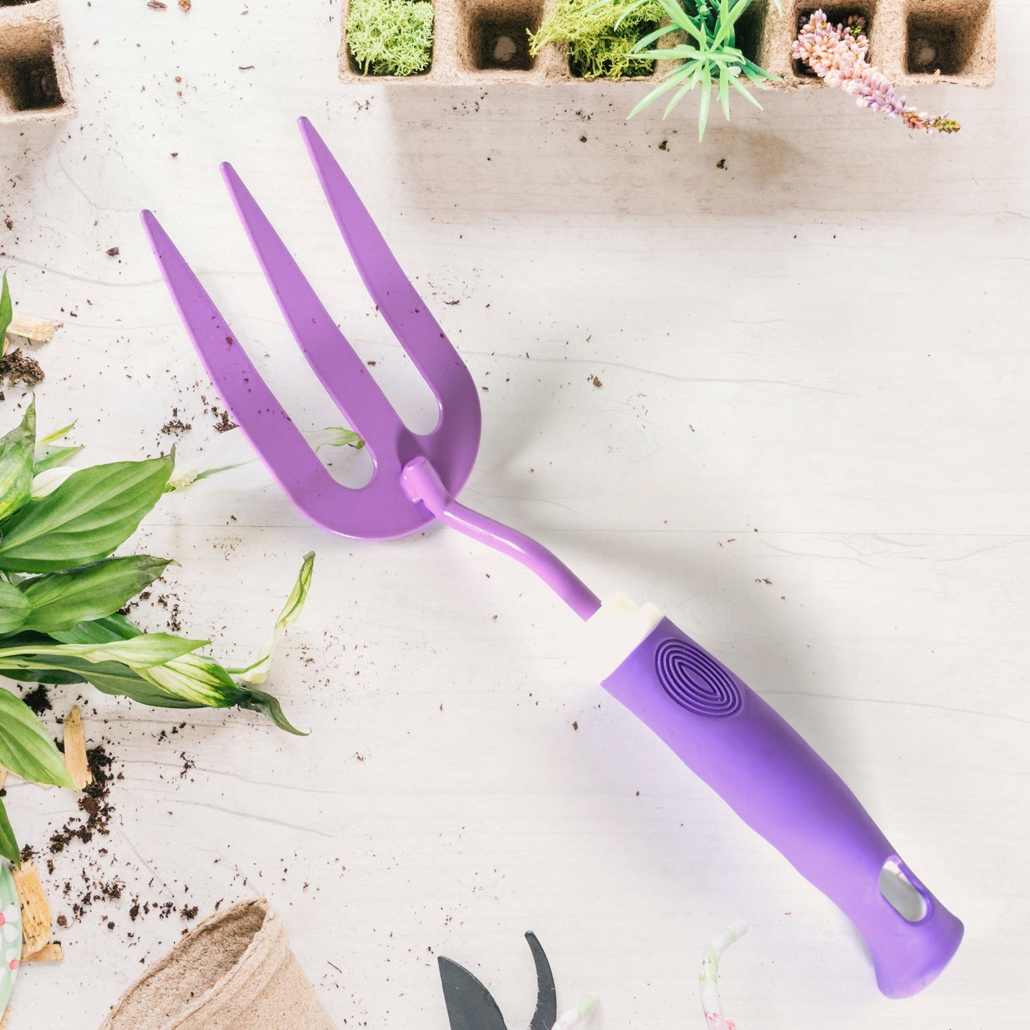 Heavy Duty Garden Tools, Gardening Tools Kit for Home Garden, Indoor and Outdoor Gardening for Plants, Agriculture, and Soil Tools (1 Pc) (5 Different Types Tool)