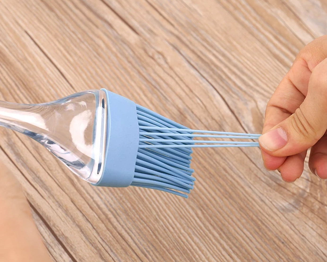 Silicone pastry brush kitchen set.