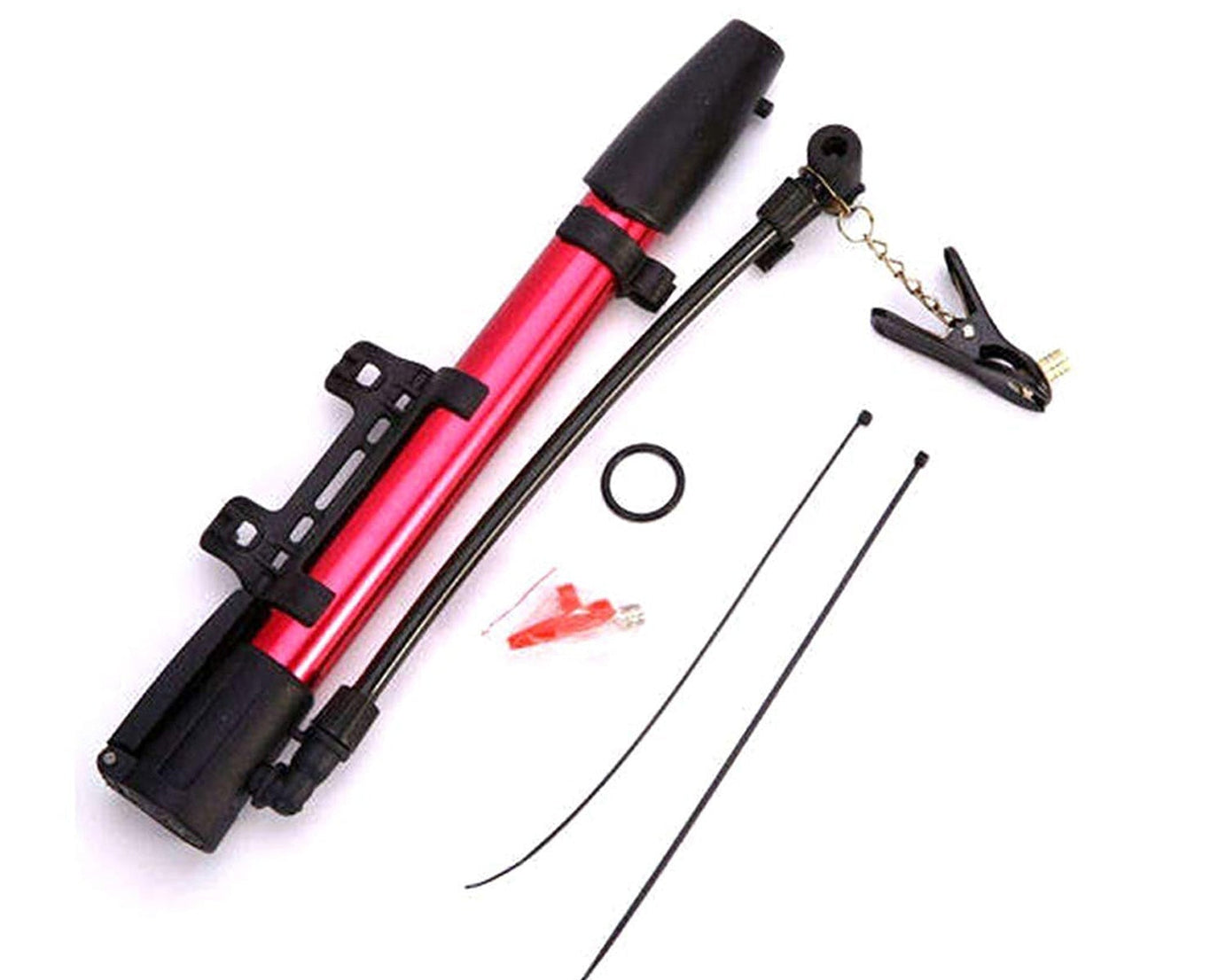 0544 Aluminum Mini Bicycle Air Pump (Multicolor)