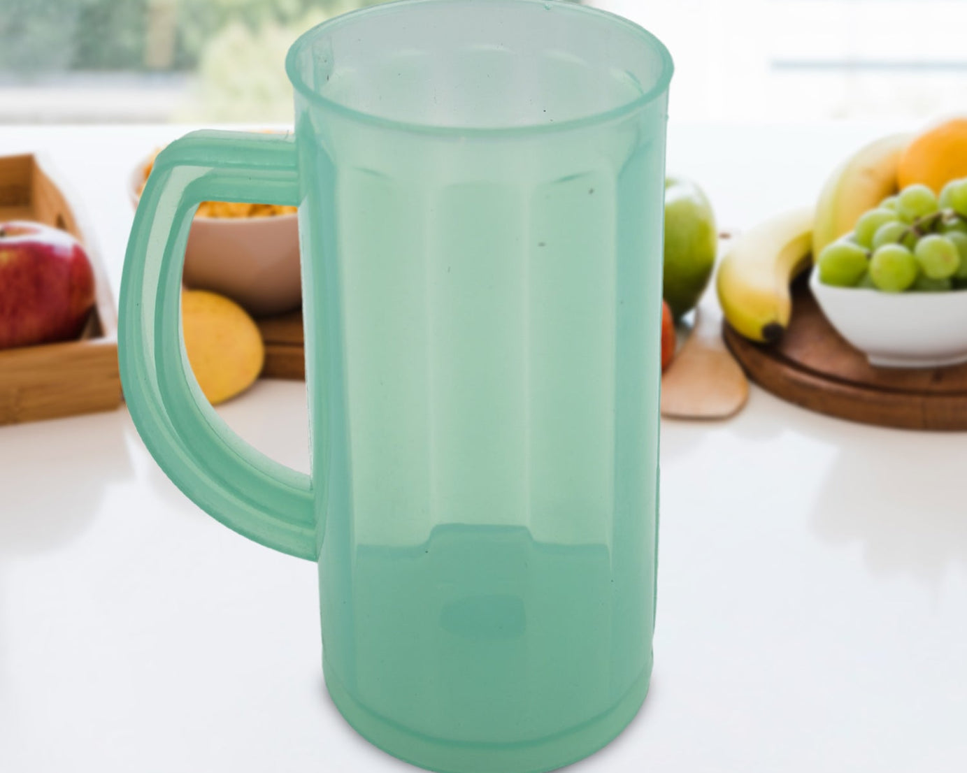 Plastic Coffee Mug With Handle Used for Drinking and Taking Coffees and Some Other Beverages in All Kinds of Places for Kitchen, Office, Home Dishwasher Safe(1 pc)