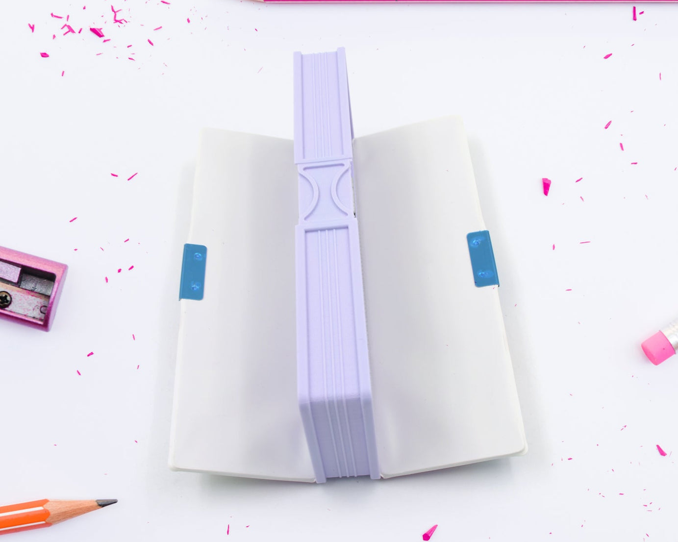 Multipurpose Compass Box, Plastic Double Deck Pencil Case with 2 Compartments, Supplies Utility Box Storage Organizer, Pencil Box for School, Cartoon Printed Pencil Case for Kids, Birthday Gift for Girls & Boys