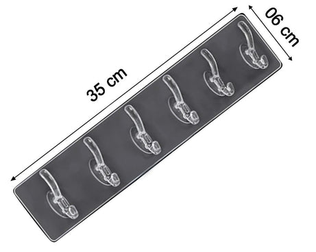 Adhesive Transparent Heavy Duty Wall Hook