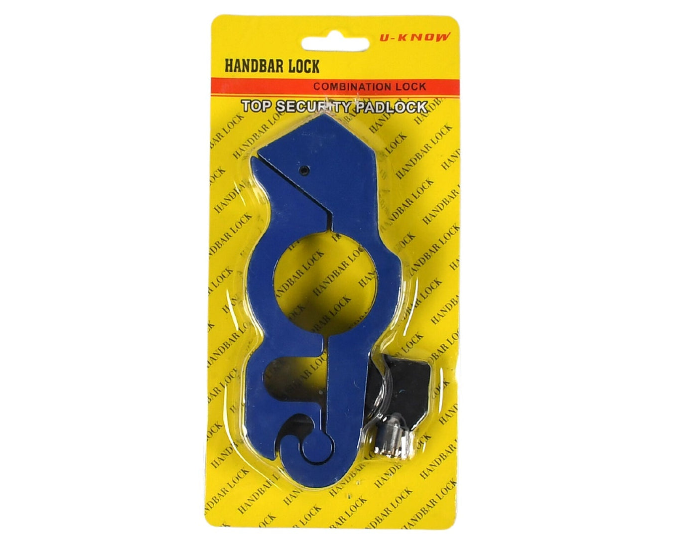 Motorcycle handlebar lock