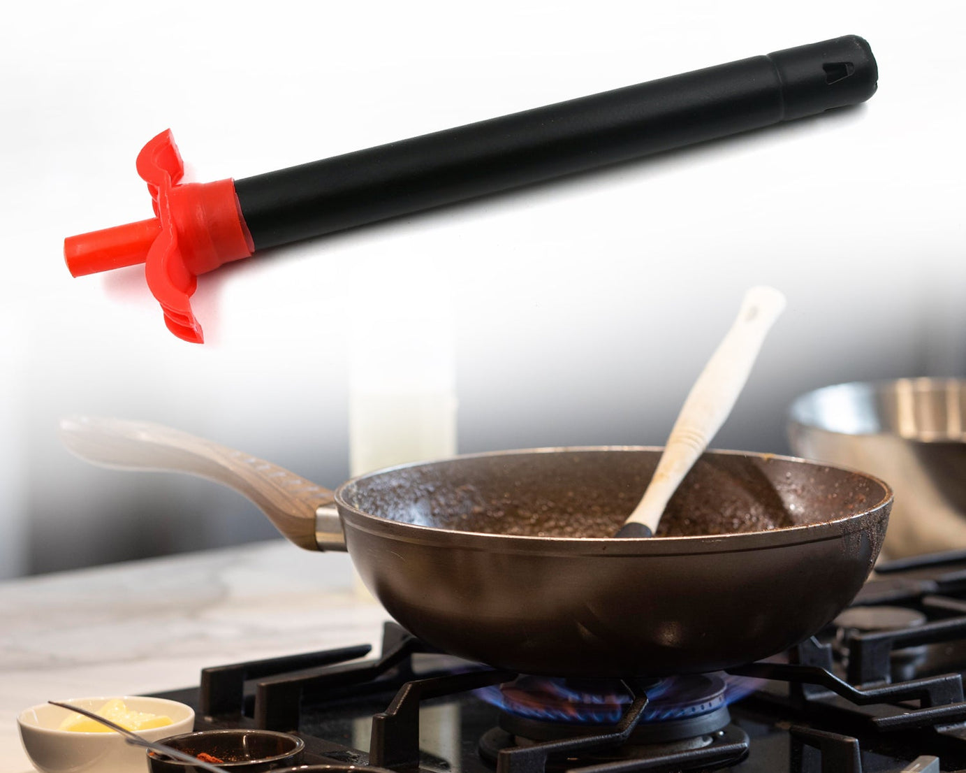 Stainless Steel Gas Lighter for Kitchen Gas Stove, Long Lasting, Unbreakable Lighters for Gas Stoves, Restaurants & Kitchen (1 Pc)