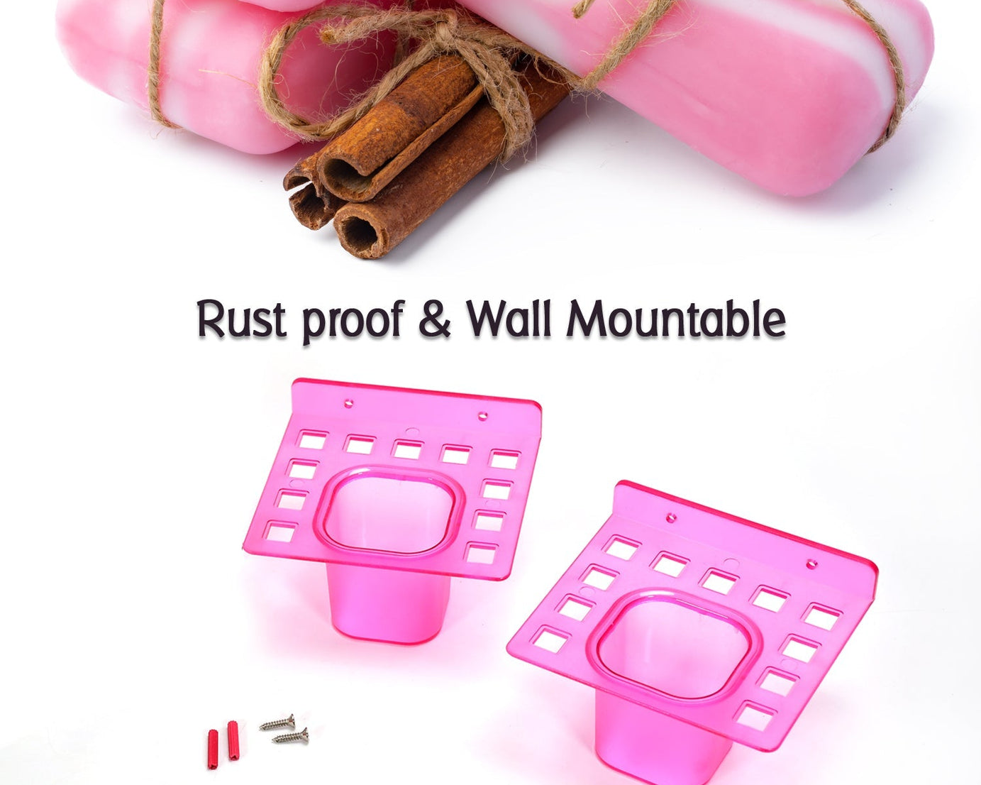 Compact tumbler and toothbrush holder set, in use