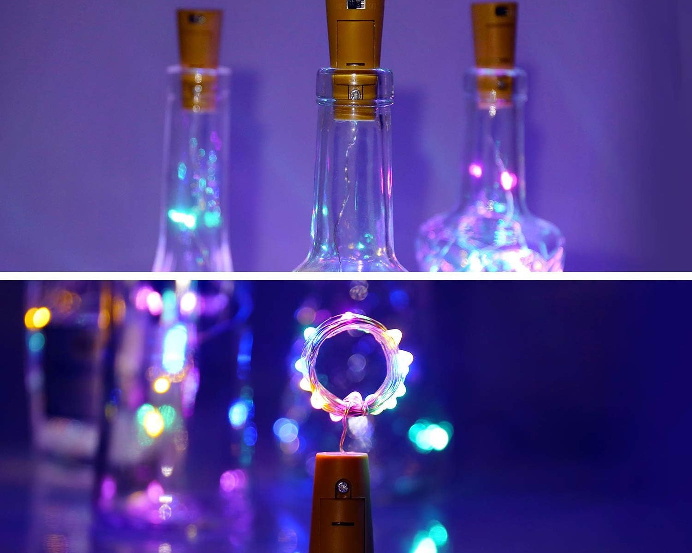 Battery Operated Wine Bottle Cork String Light