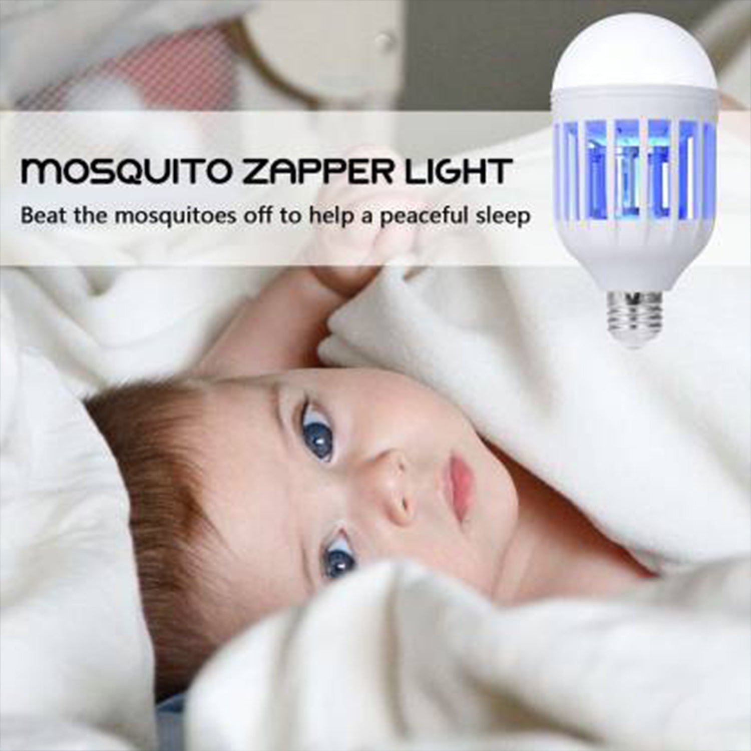 12W & 15W Mosquito Killer Lamp E27 Summer Moths Flying Insects Led Zapper Mosquito Killer Lamp Light Bulb Household