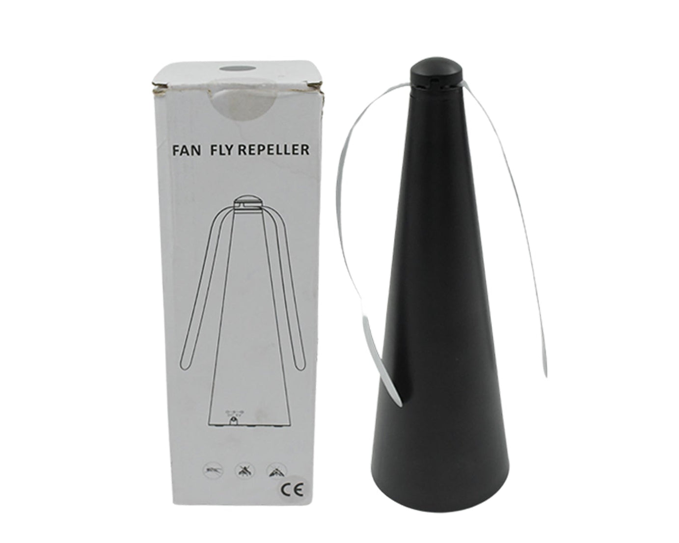 8416 Fly Protection Fan, Fly Repellent Fan, Non-Chemical Best Solution Flies Portable Fly Protection Fan, Battery and USB Operated Table Top, Insect Fly Fan for Indoor and Outdoor Use (Battery Not Included)