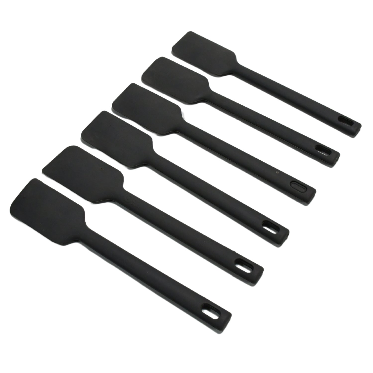 Multipurpose Silicone Spoon, Silicone Basting Spoon Non-Stick Kitchen Utensils Household Gadgets Heat-Resistant Non Stick Spoons Kitchen Cookware Items For Cooking and Baking (6 Pcs Set)