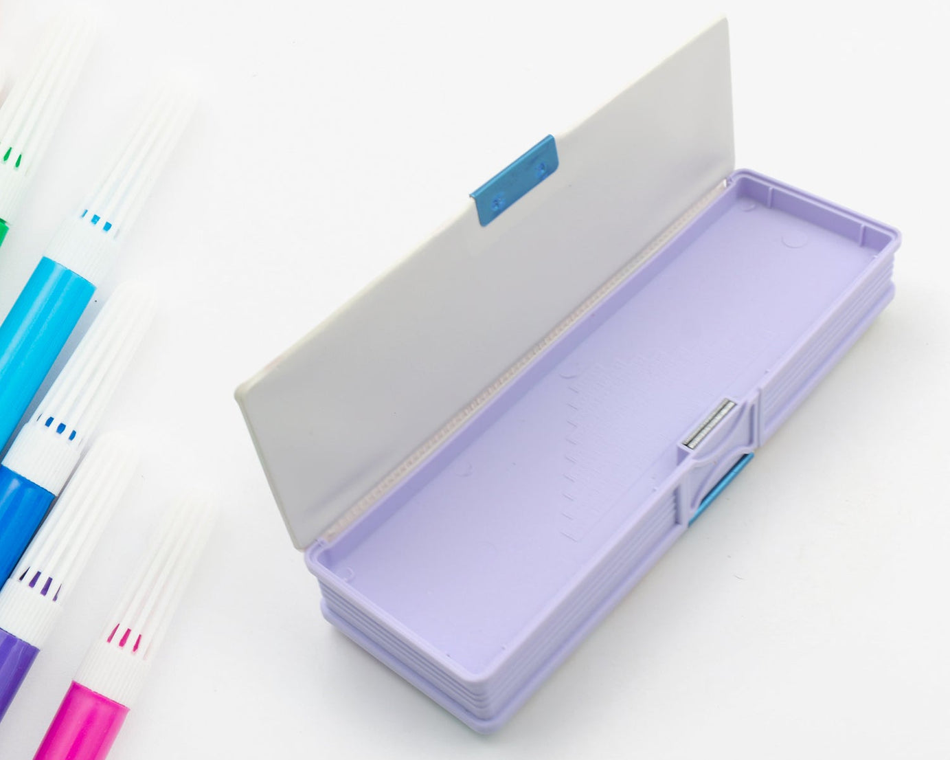 Multipurpose Compass Box, Plastic Double Deck Pencil Case with 2 Compartments, Supplies Utility Box Storage Organizer, Pencil Box for School, Cartoon Printed Pencil Case for Kids, Birthday Gift for Girls & Boys