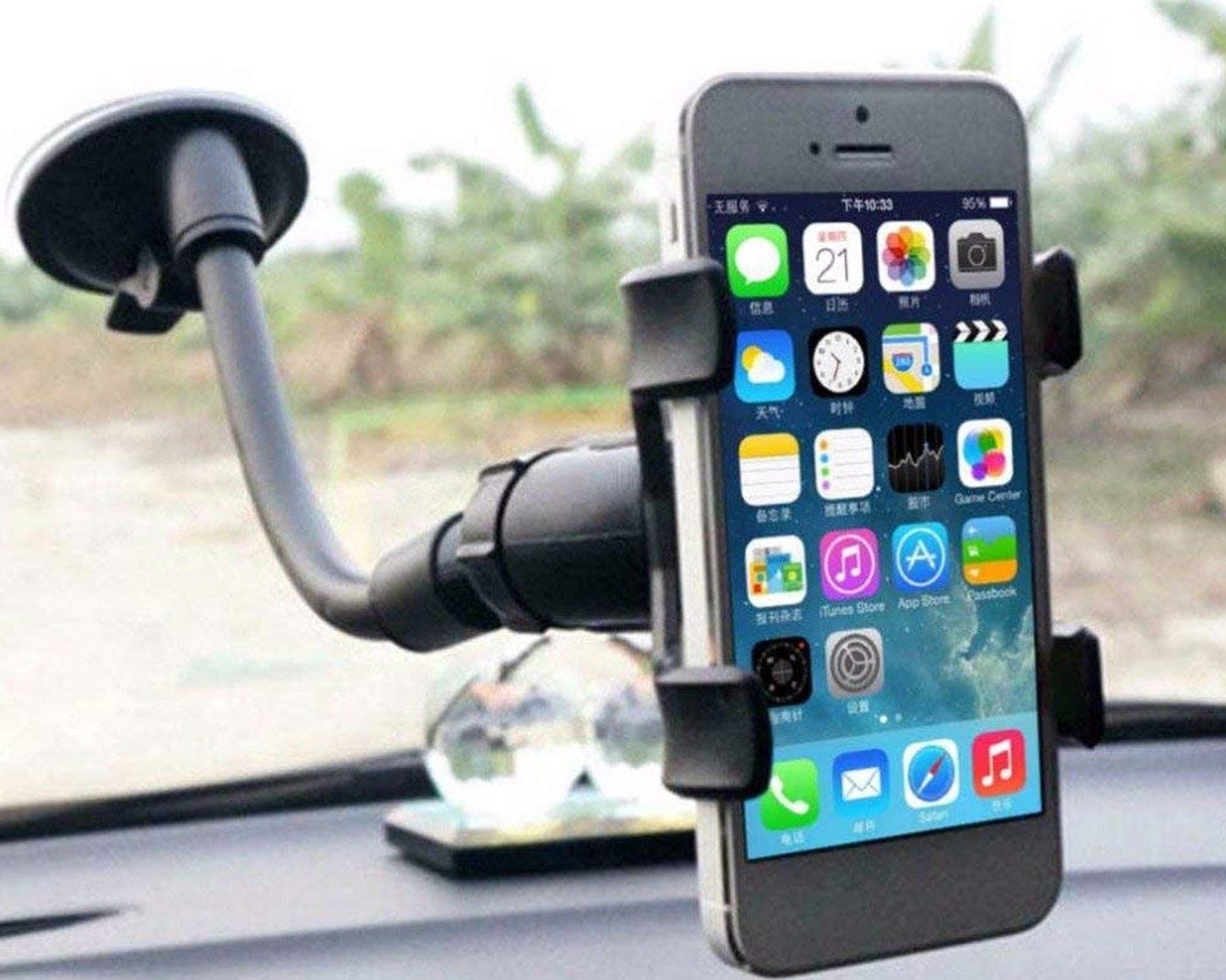 Flexible mobile stand with 360-degree adjustment