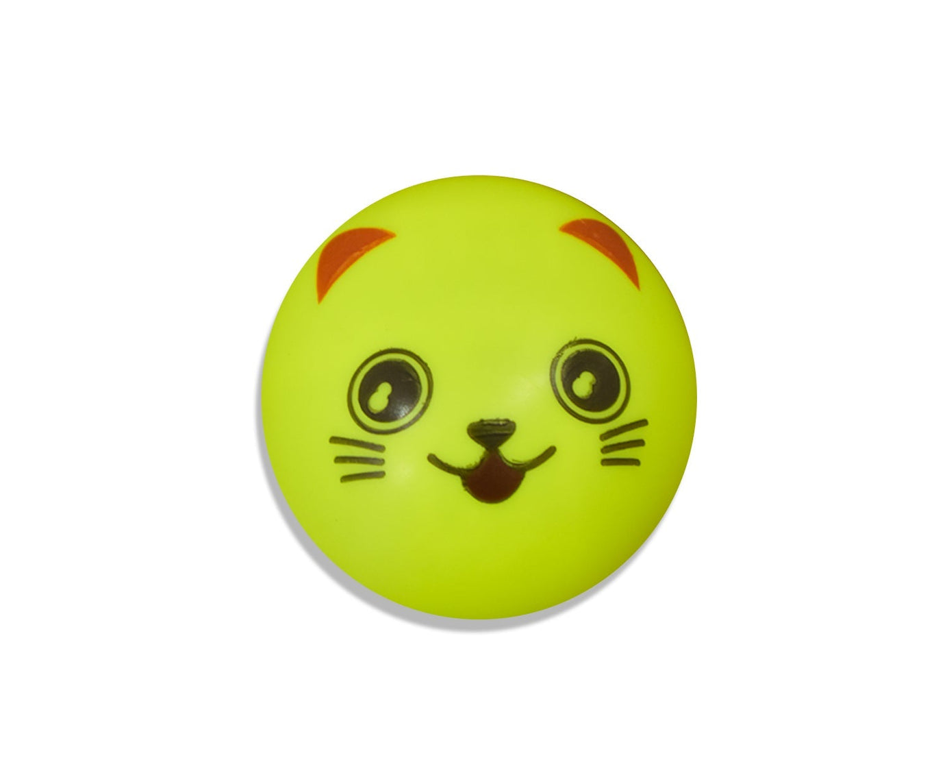 Pull back smiley face toy