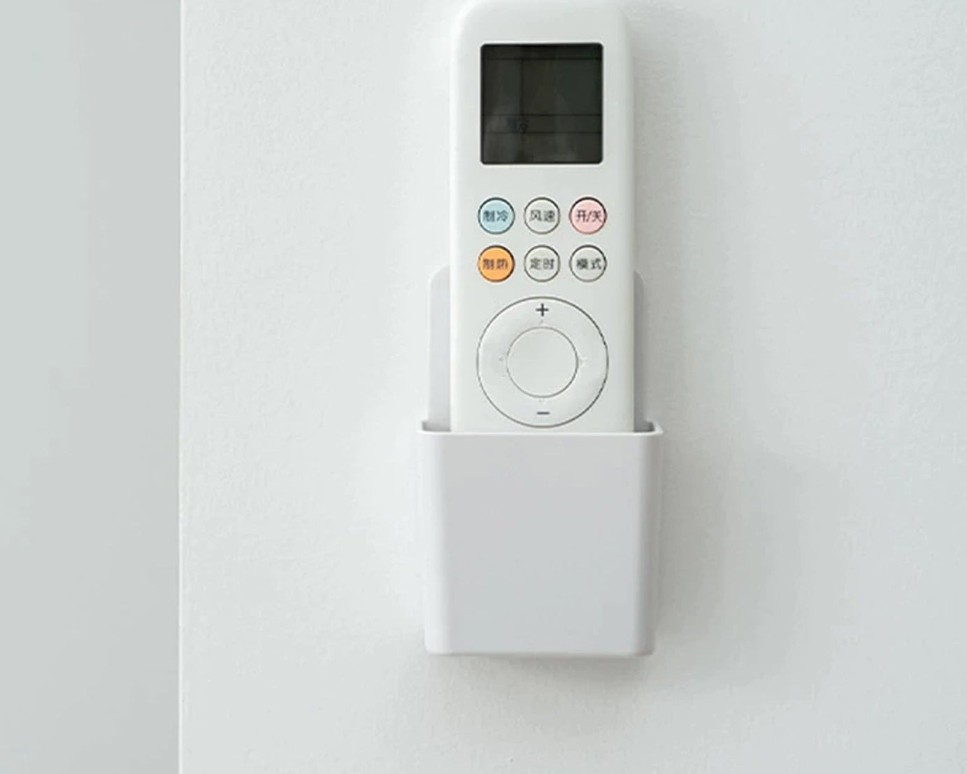 Pack of 4 wall-mounted charging port holders.
