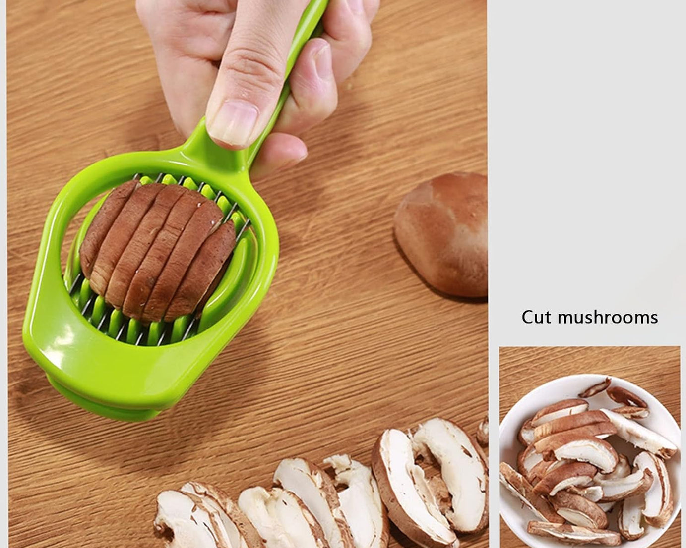 Multipurpose Slicer with Seven Blades, Egg Slicers Stainless Slicer, Strawberry, Tomato, Kiwi, Fruit Cutter, Divider Separator