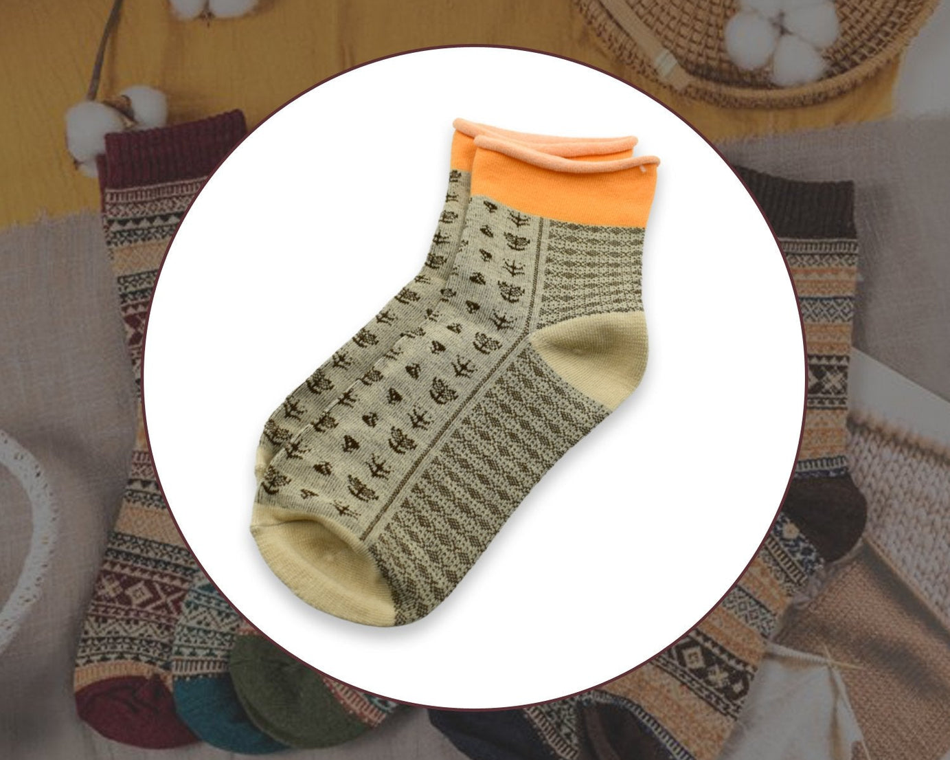 Breathable thickened socks for comfort and softness