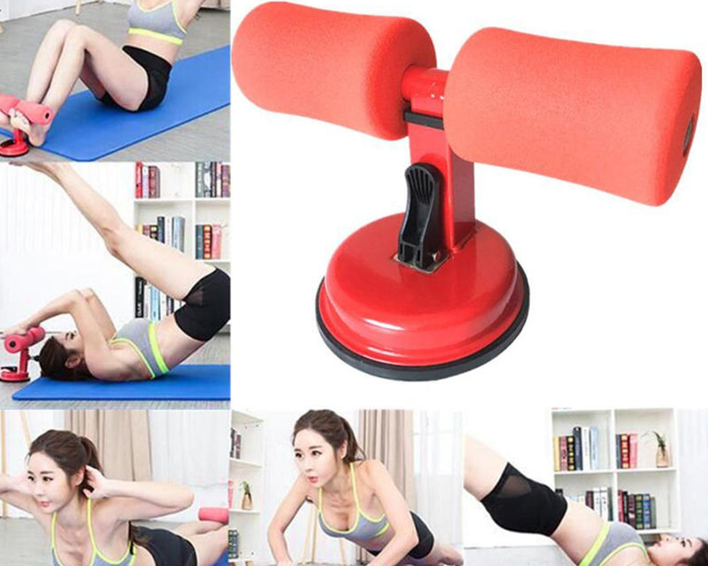 Tape cutting and handling tool with suction base.