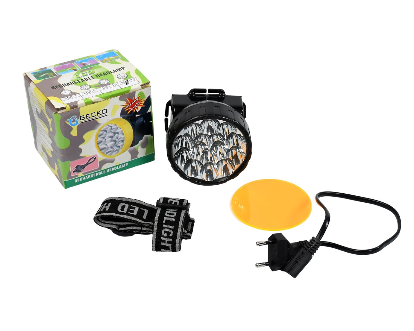Headlamp in use