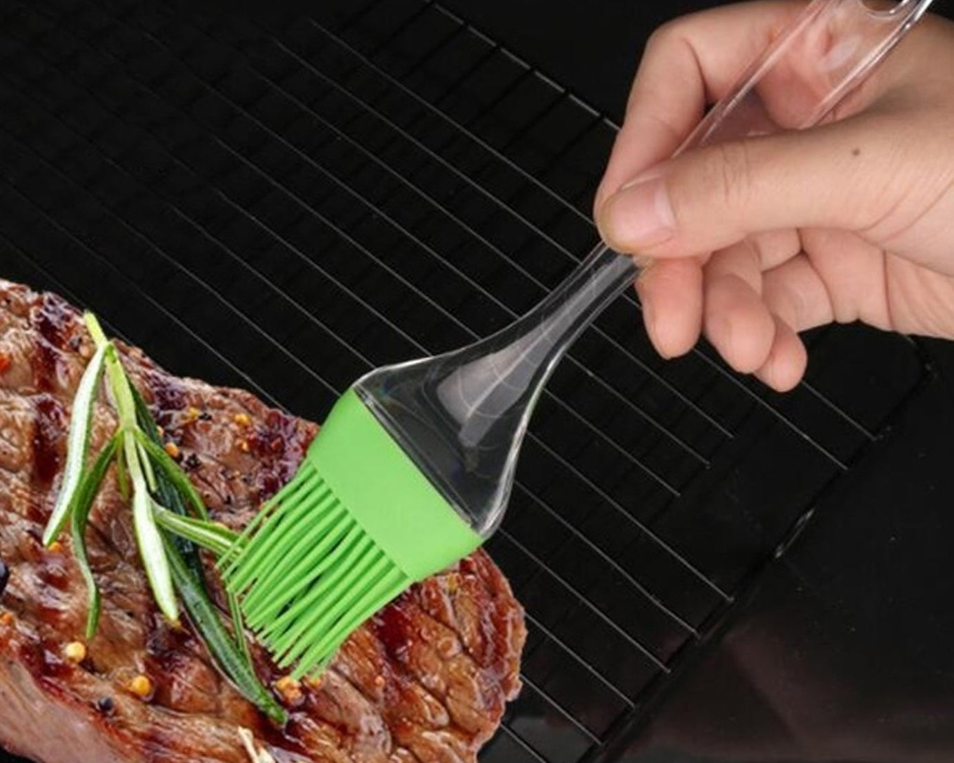Versatile brush and spatula set for various cooking tasks