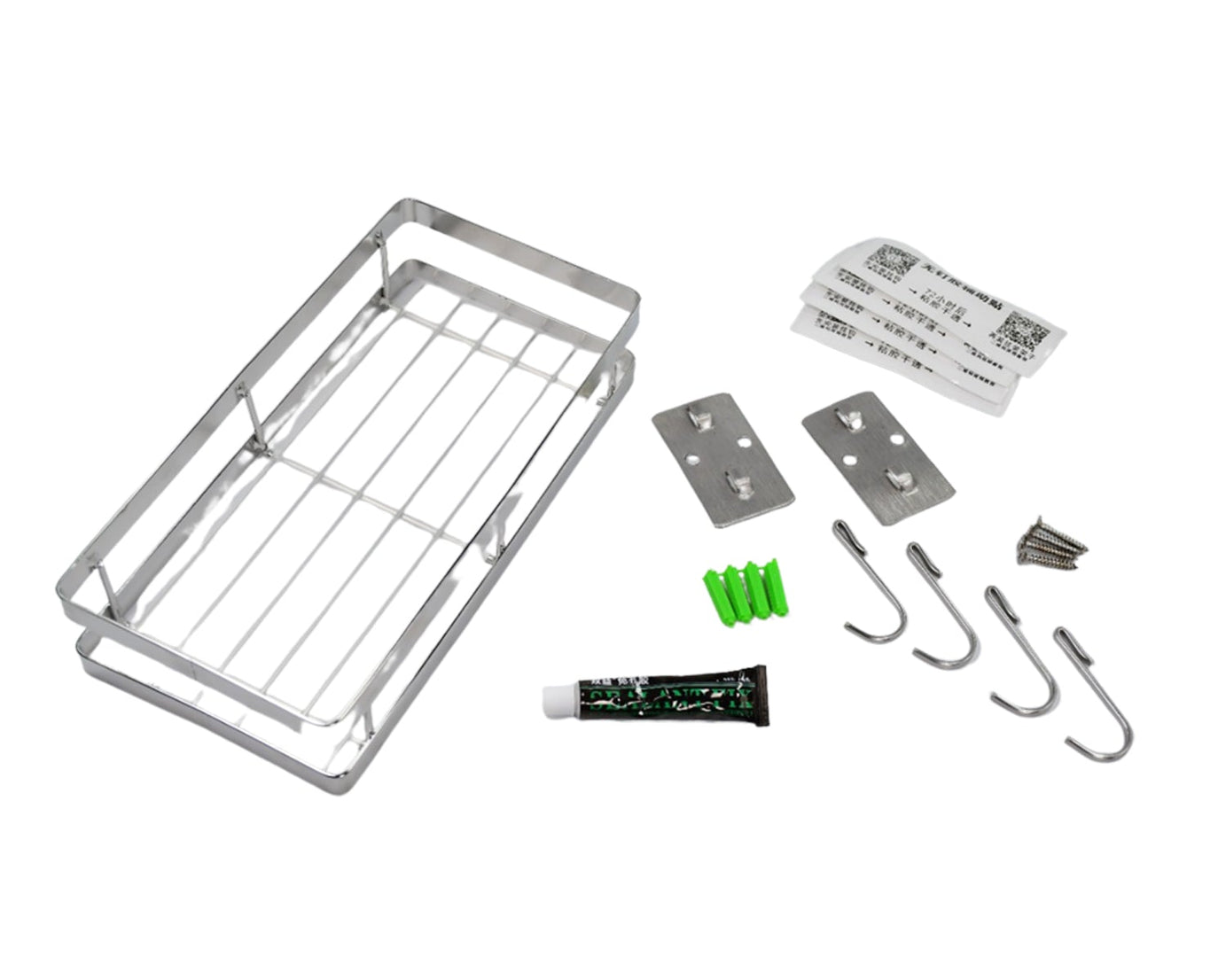 4922 25cm Metal Space Saving Multi-Purpose rack for Kitchen Storage Organizer Shelf Stand.