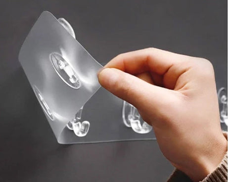 Adhesive Transparent Heavy Duty Wall Hook